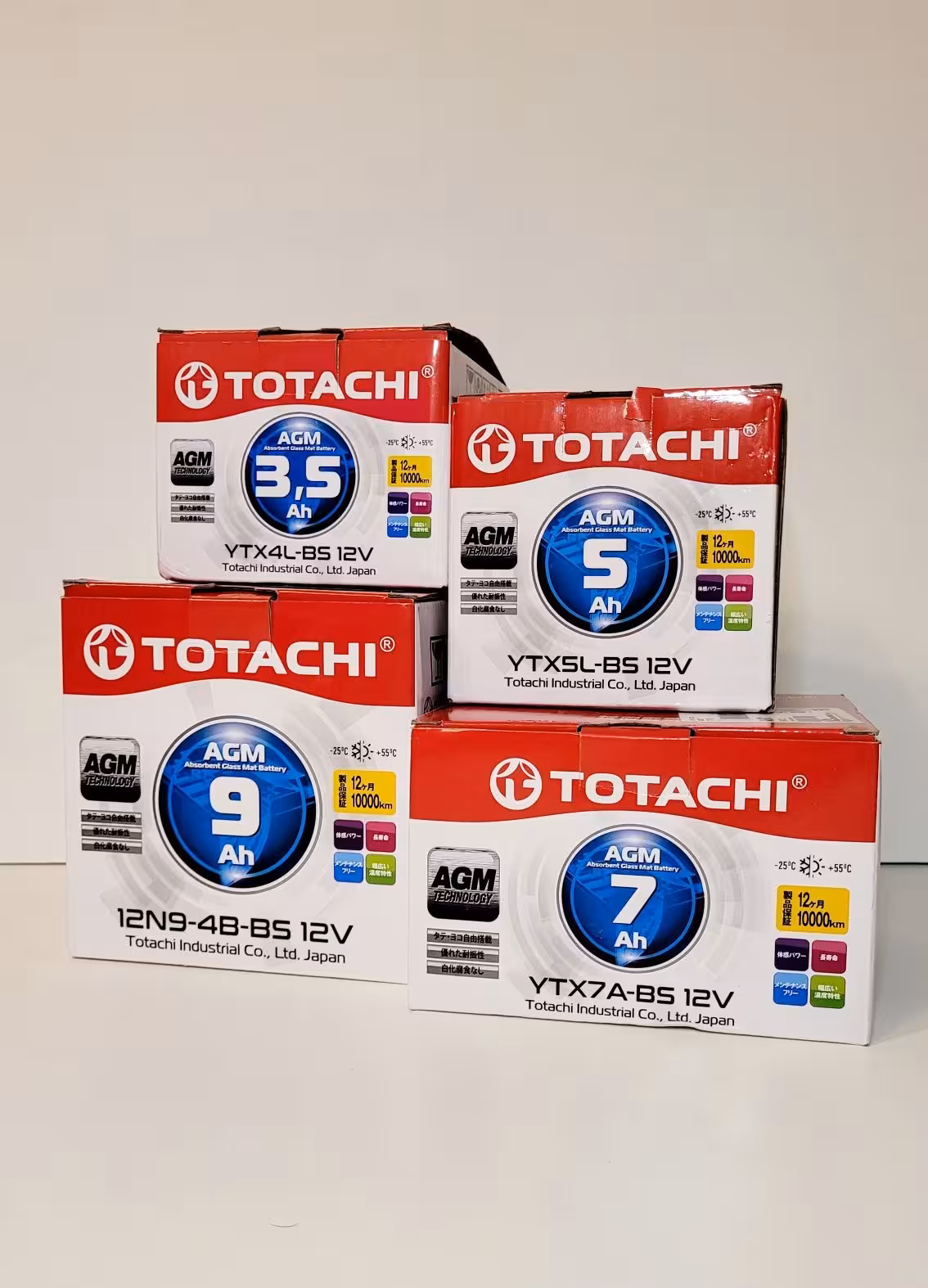 Аккумулятор Totachi 7Ah для мопеда, скутера, мотоцикла, квадроцикла. (4 / 4)