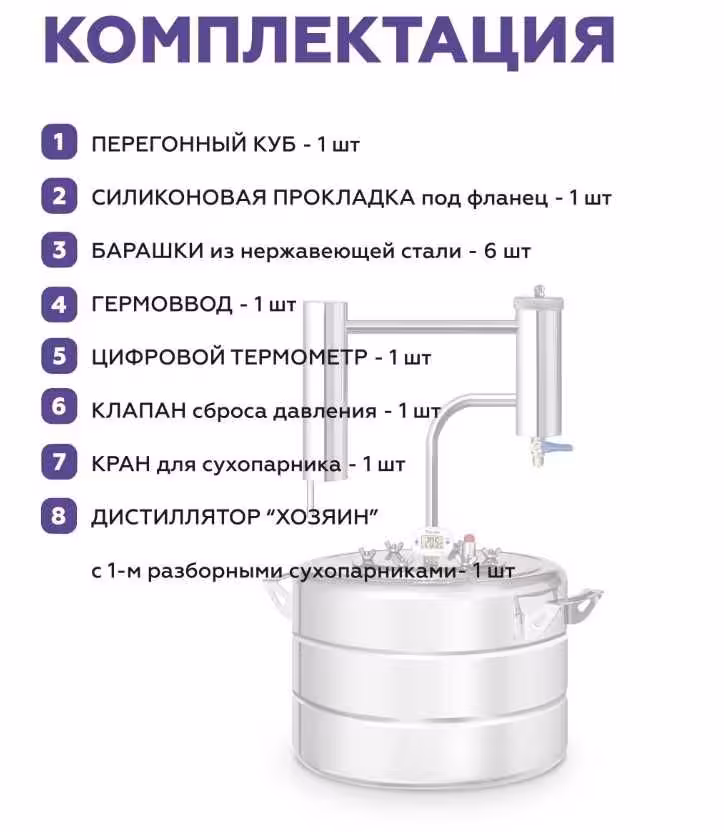 Дистиллятор Хозяин (4 / 5)