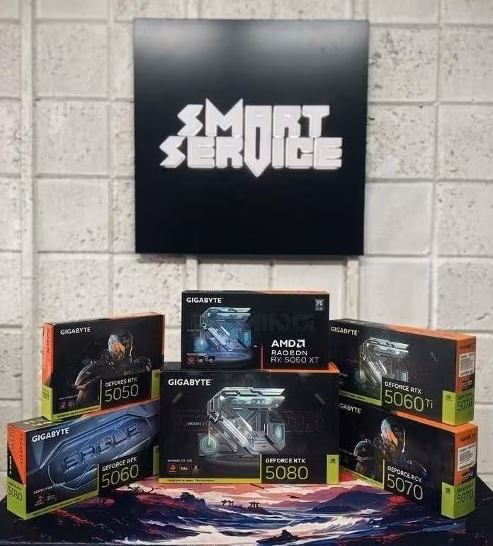 НОВЫЕ видеокарты GIGABYTE RTX5050/5060/5060Ti/5070/5080 с гарантией!!! (1 / 2)