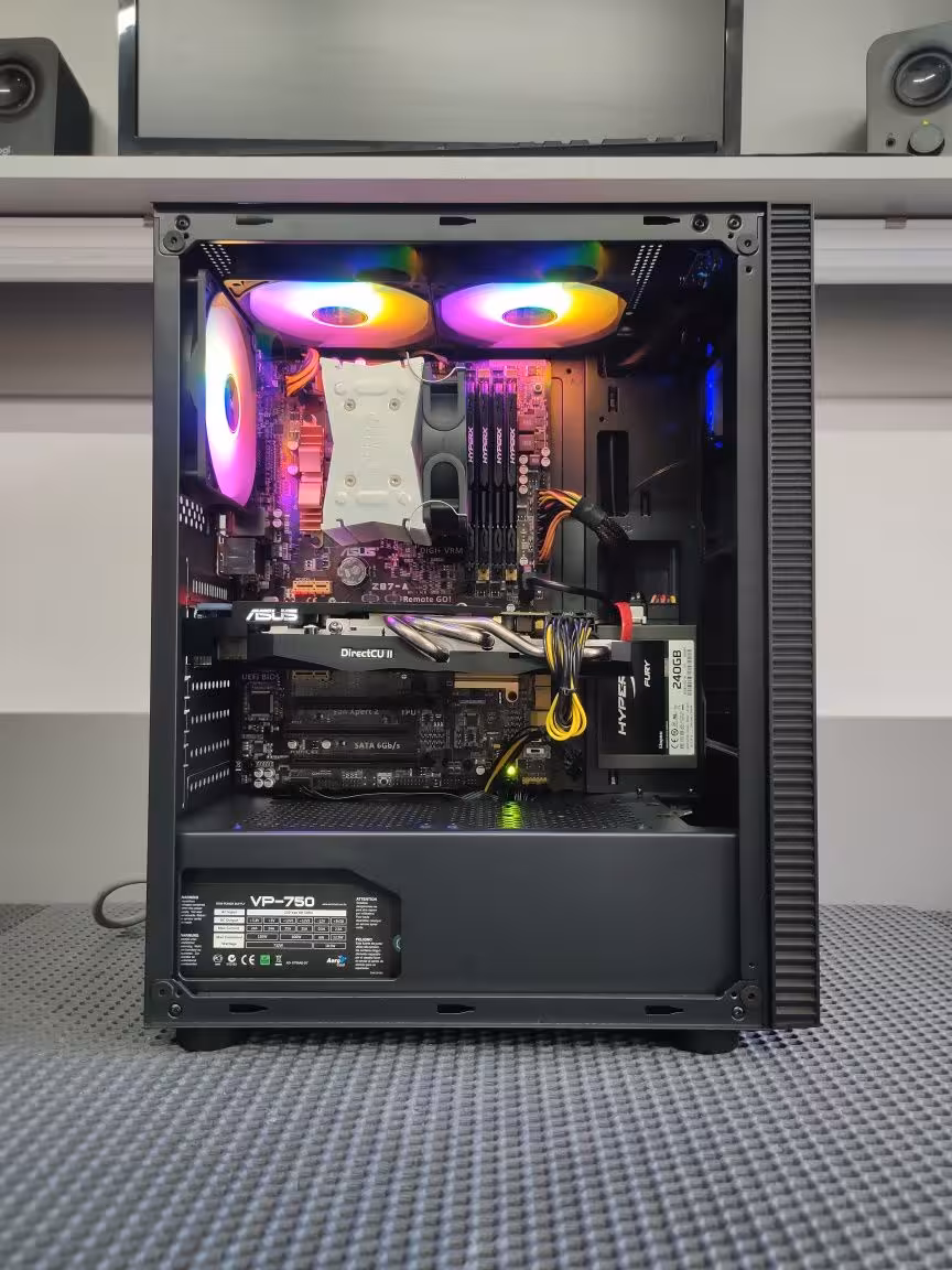 Игровой ПК i7-4770K/ R9 270X 2GB/ 16GB D3/ SSD 240GB/ HDD 500GB/ 750W (3 / 3)