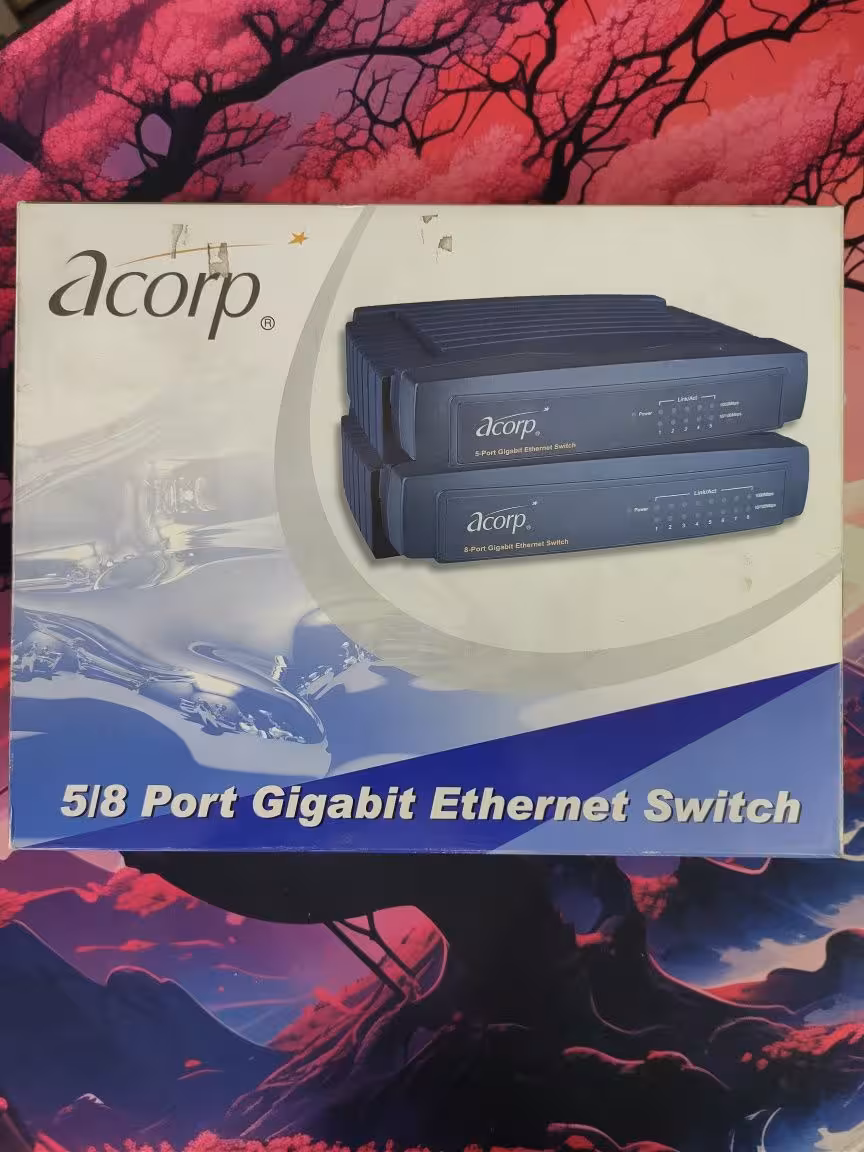 Сетевой коммутатор Acorp 5 Gigabit Ports (1 / 1)