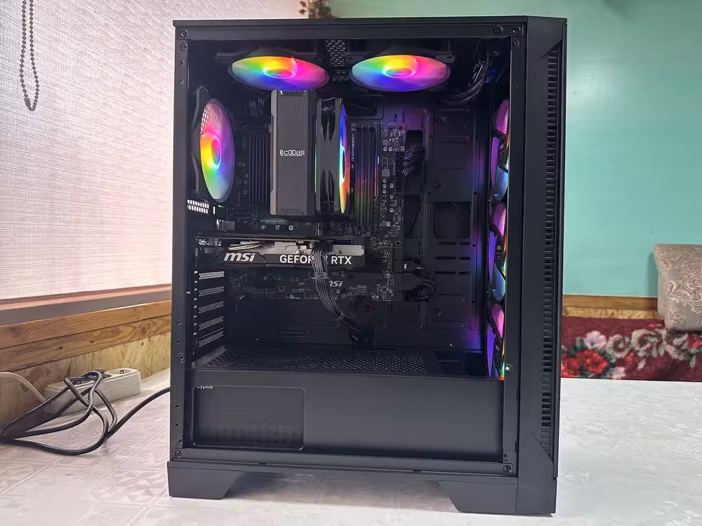 Игровой компьютер AMD Ryzen 5-5600/16Gb/SSD/RTX 4060 8Gb+Монитор 240Hz (8 / 8)