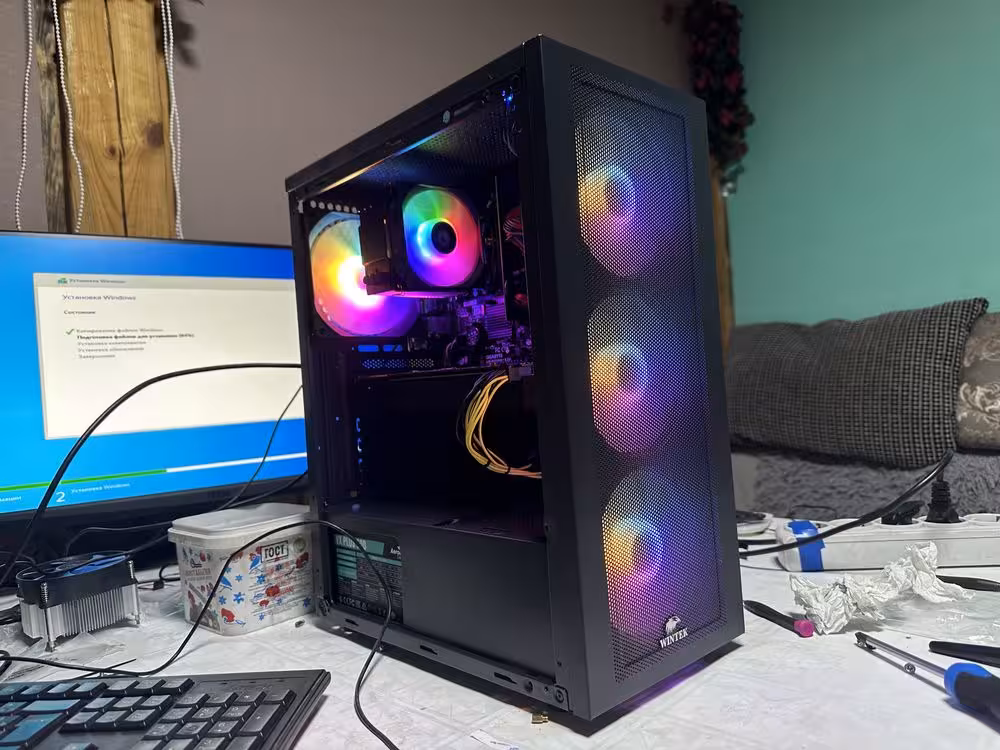 Игровой компьютер intel Core i5-7500/16Gb/SSD/HDD/GTX 1070 8Gb GDDR5 (3 / 8)