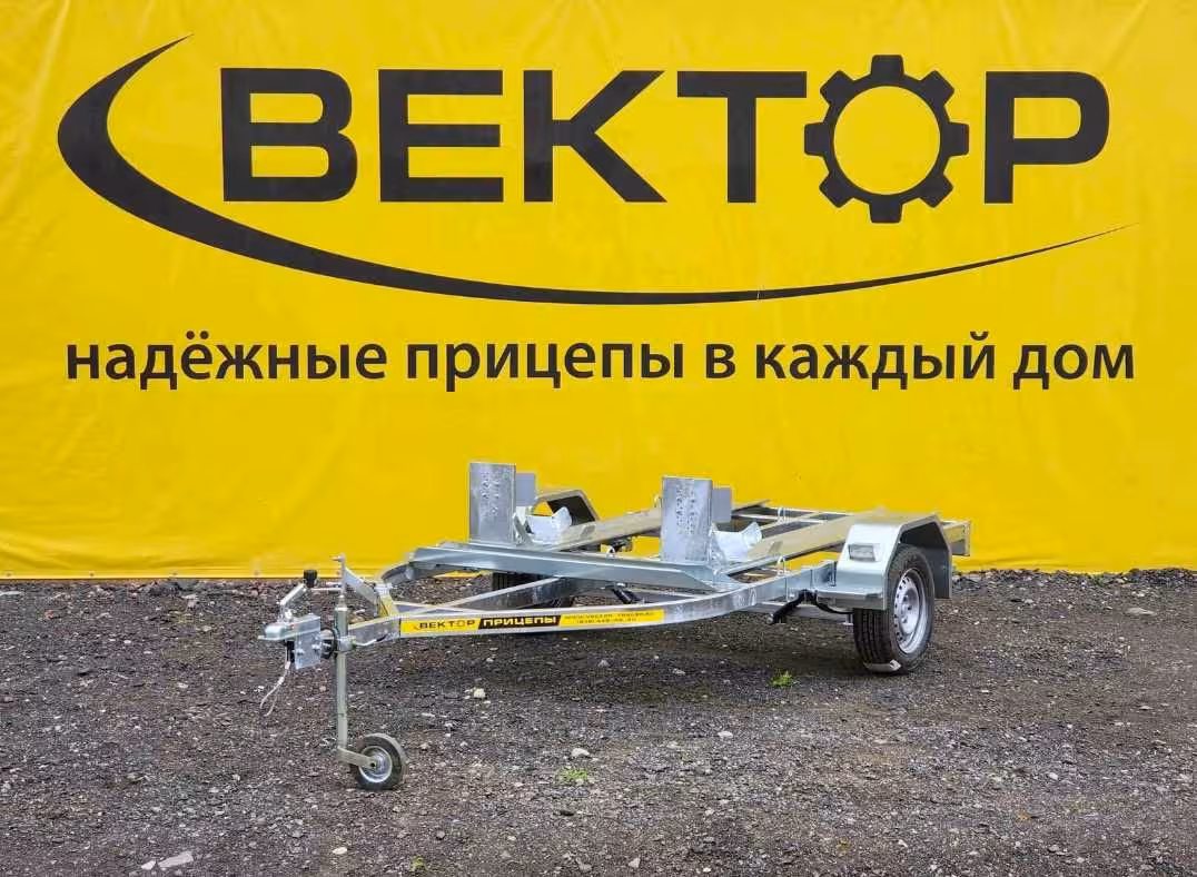 Прицеп ВЕКТОР 81012 Мото, рассрочка Каспий, РБК (7 / 8)