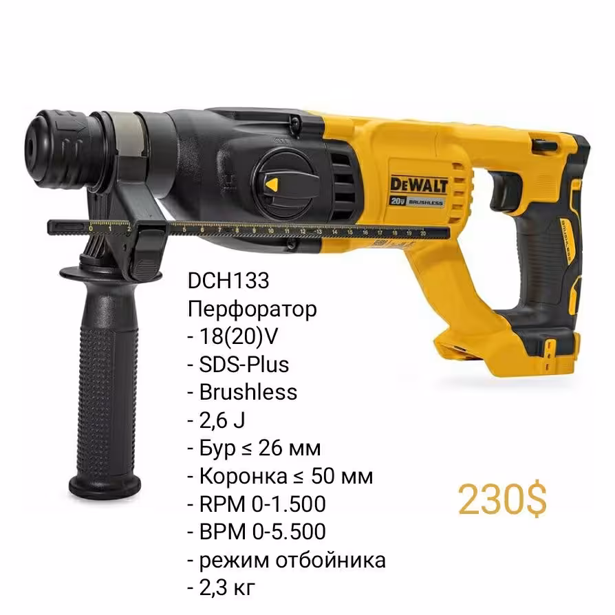 Электроинструмент DeWALT - Насадки на Перфоратор для Пылесоса и прочее (1 / 8)