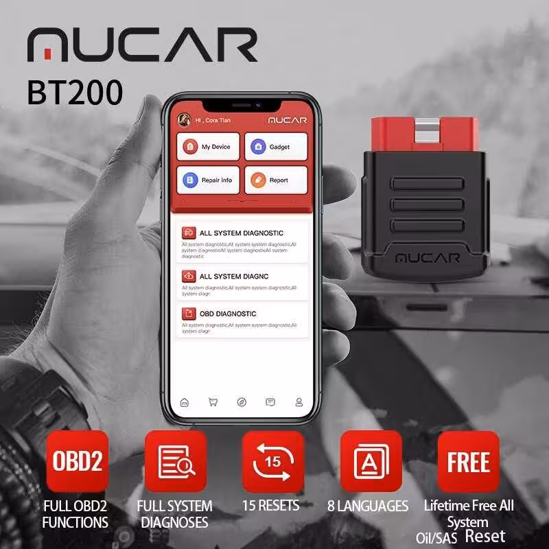 MUCAR BT200 диагностический автосканер (3 / 6)