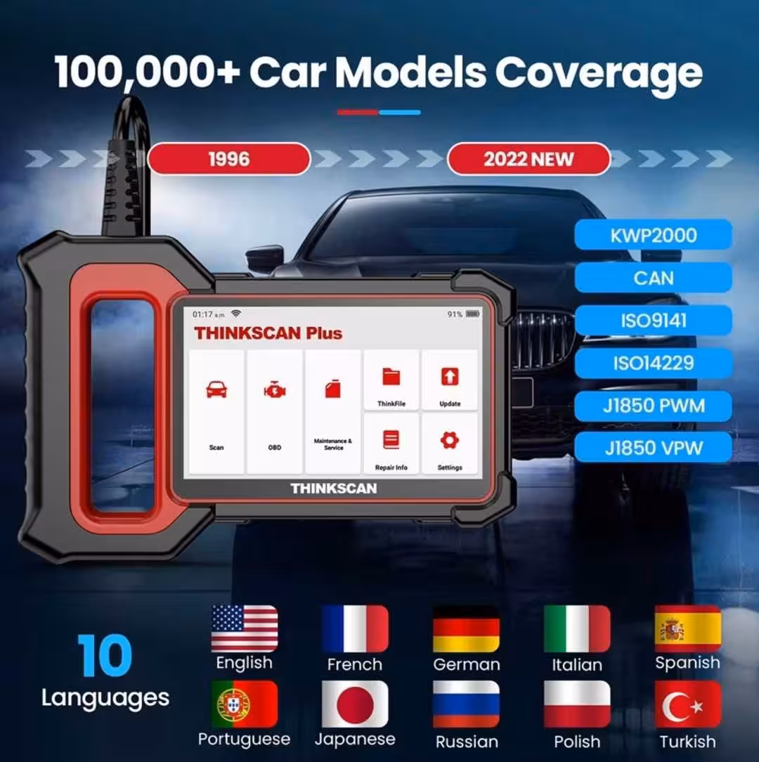 ThinkCar Plus S7 мультимарочный автосканер (3 / 6)