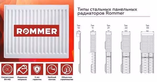 Стальные панельные радиаторы ROMER (2 / 2)