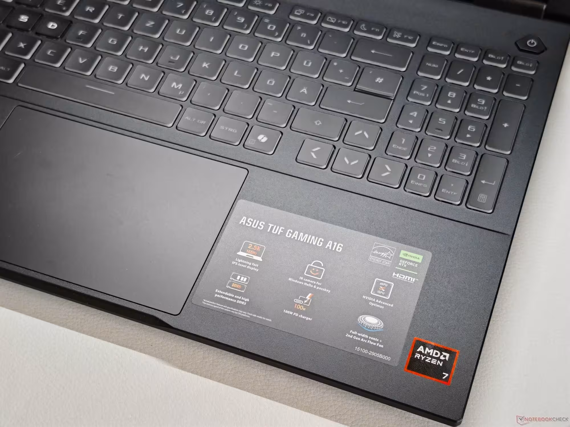 Игровые ноутбуки Asus TUF Gaming A16 5050 / 5060 / 5070 / 2025 (7 / 8)