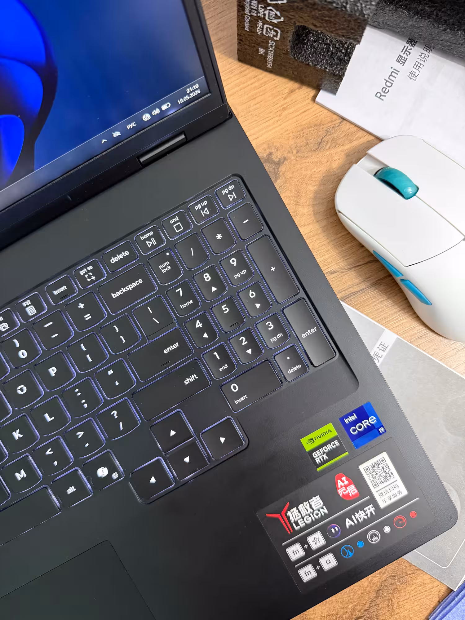 Лучший Игровой Ноут Lenovo Legion 5 Pro RTX 5070 i9 14900HX 240HZ QHD (4 / 7)