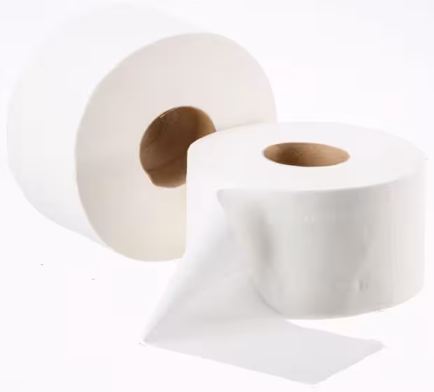 Туалетная бумага Jumbo (Джамбо) 150м, 12 рул, 2х слойная белая (1 / 1)