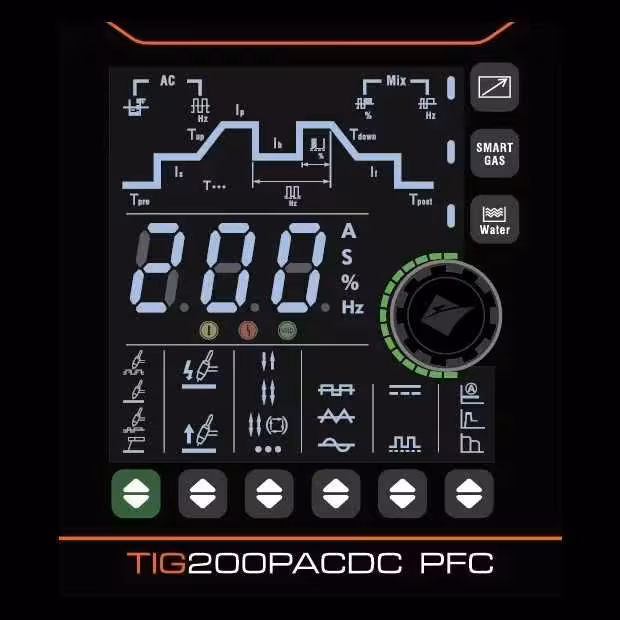 Аппарат аргонодуговой сварки Jasic TIG-200P AC/DC PFC (E2S22) EVO20 (2 / 3)