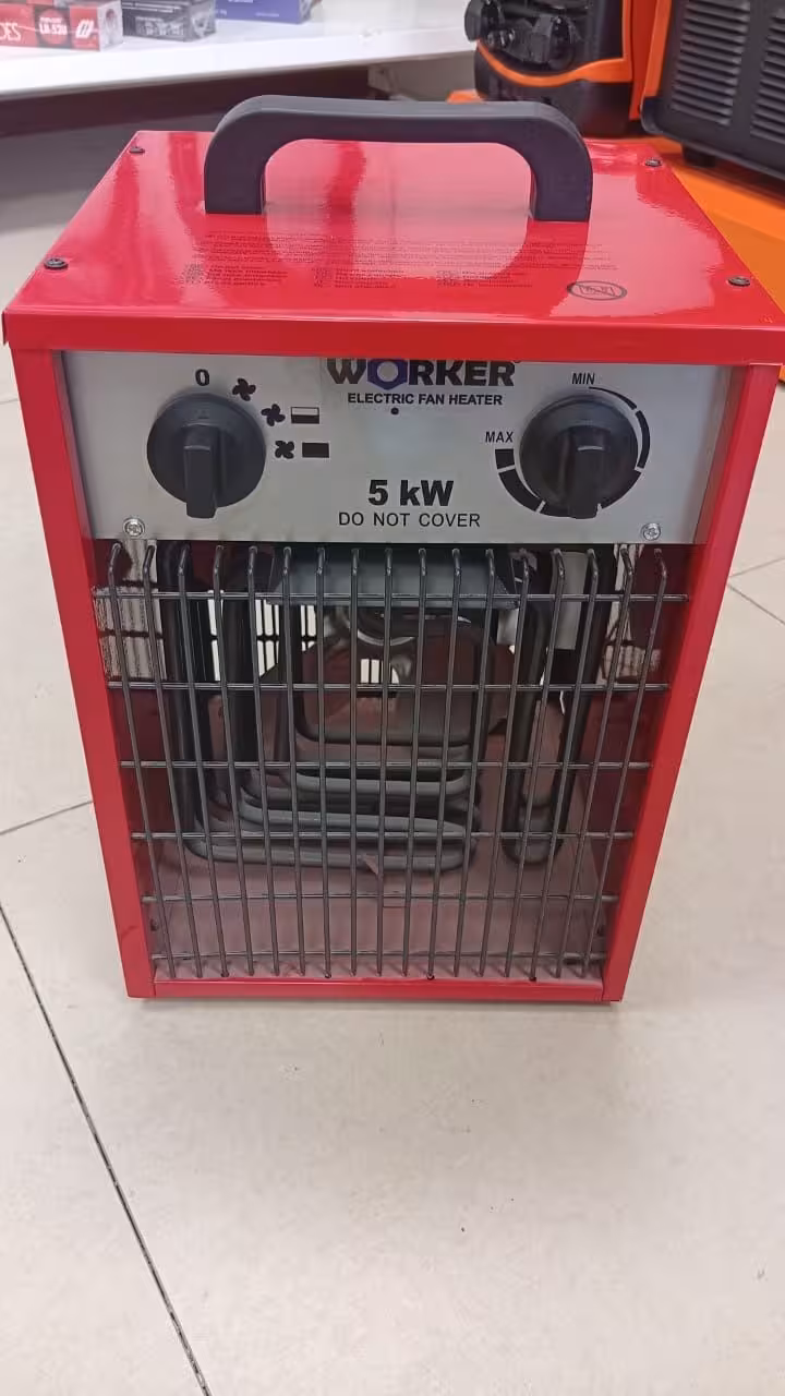 Тепловентилятор (обогреватель, тэн) RPL 5 FT WORKER 5 KW 380B Астана (2 / 4)