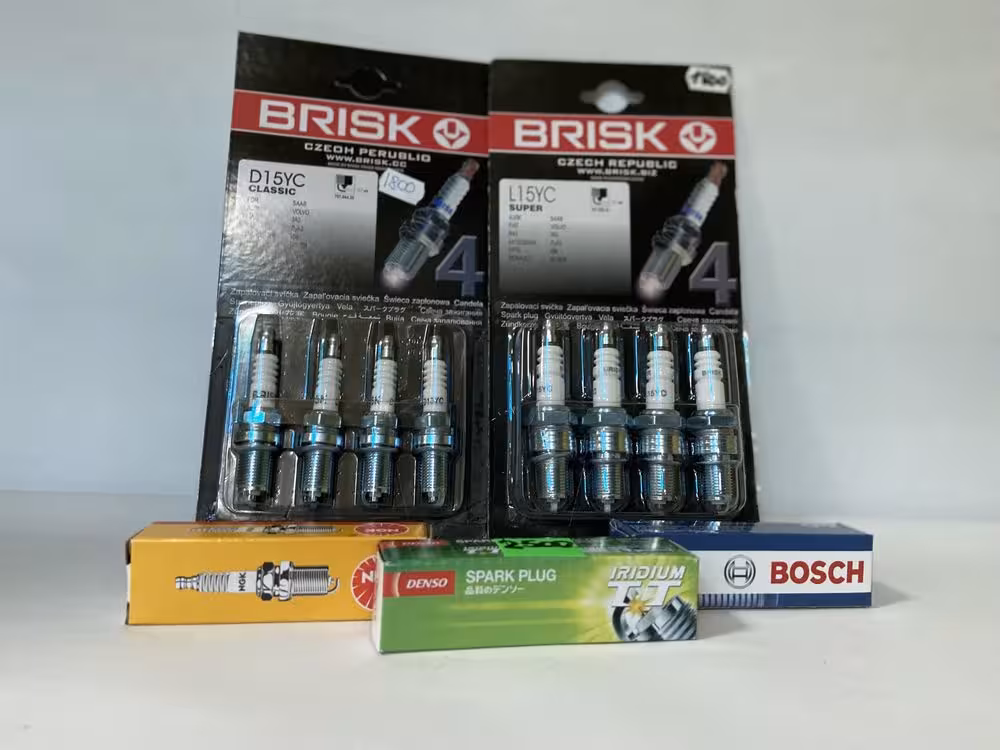 Свечи зажигания Brisk NGK Denso (2 / 2)