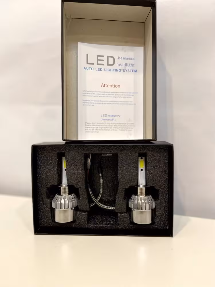 Лампы в ближний свет LED лампочки С6 светодиоды (4 / 4)
