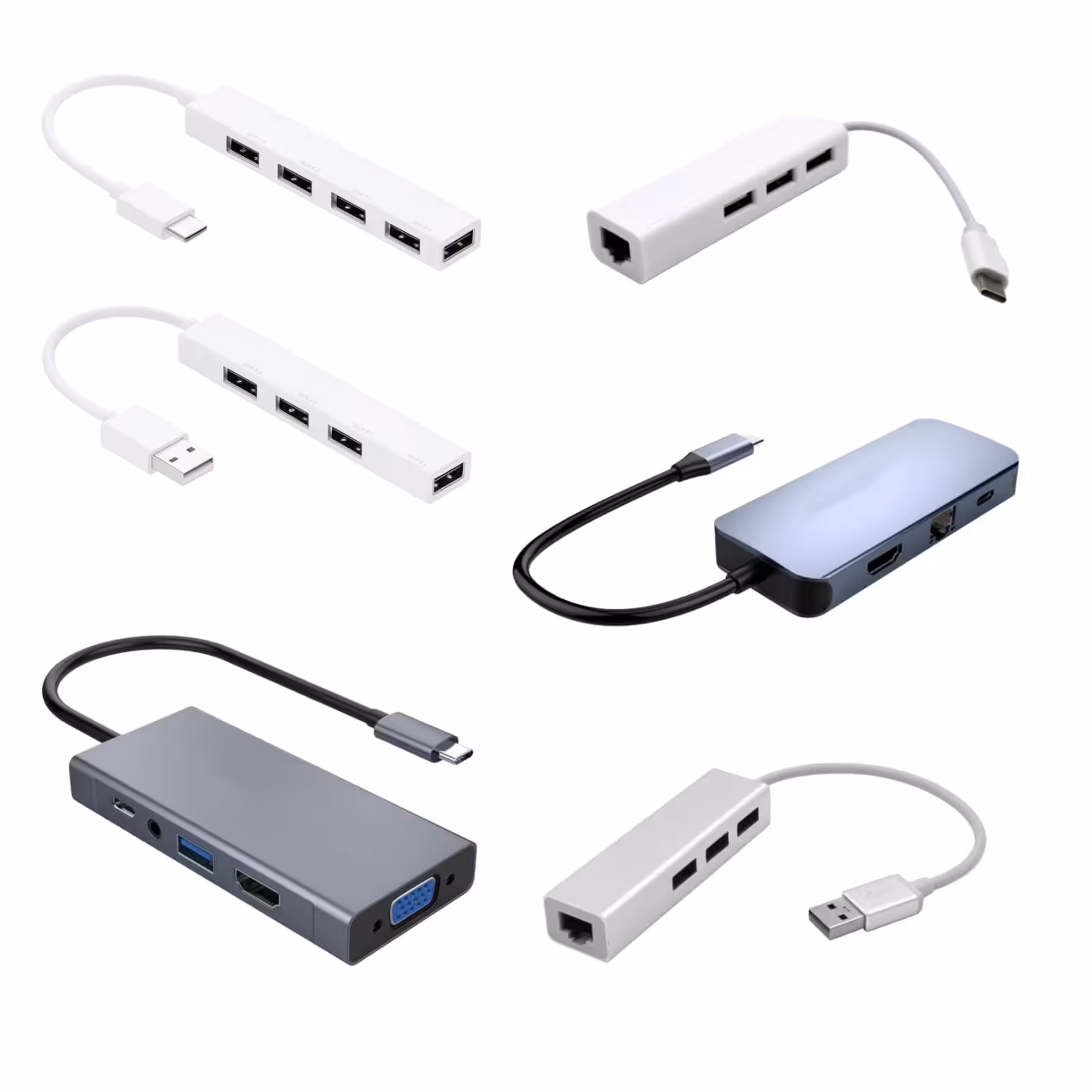 USB хабы и док станции с гарантией. (1 / 4)