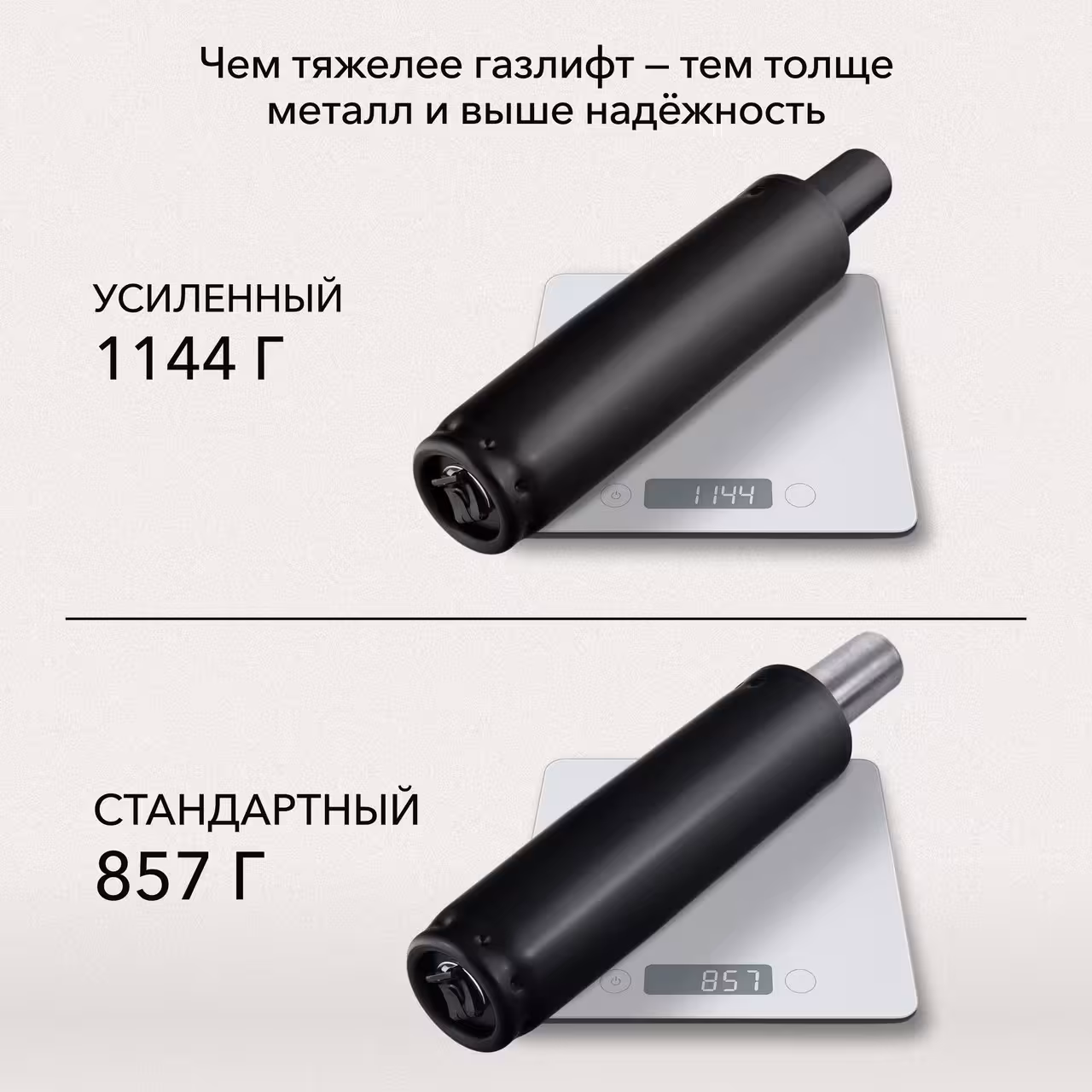 Усиленный газлифт для кресла 4 класса VMM GASLIFT 4 CLASS 100 (5 / 5)