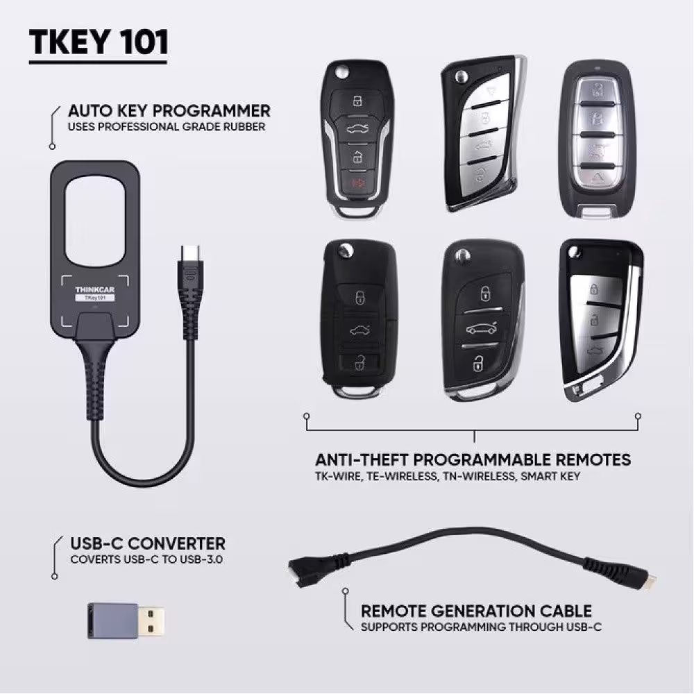 ThinkCar программатор автоключей Tkey 101 (1 / 7)
