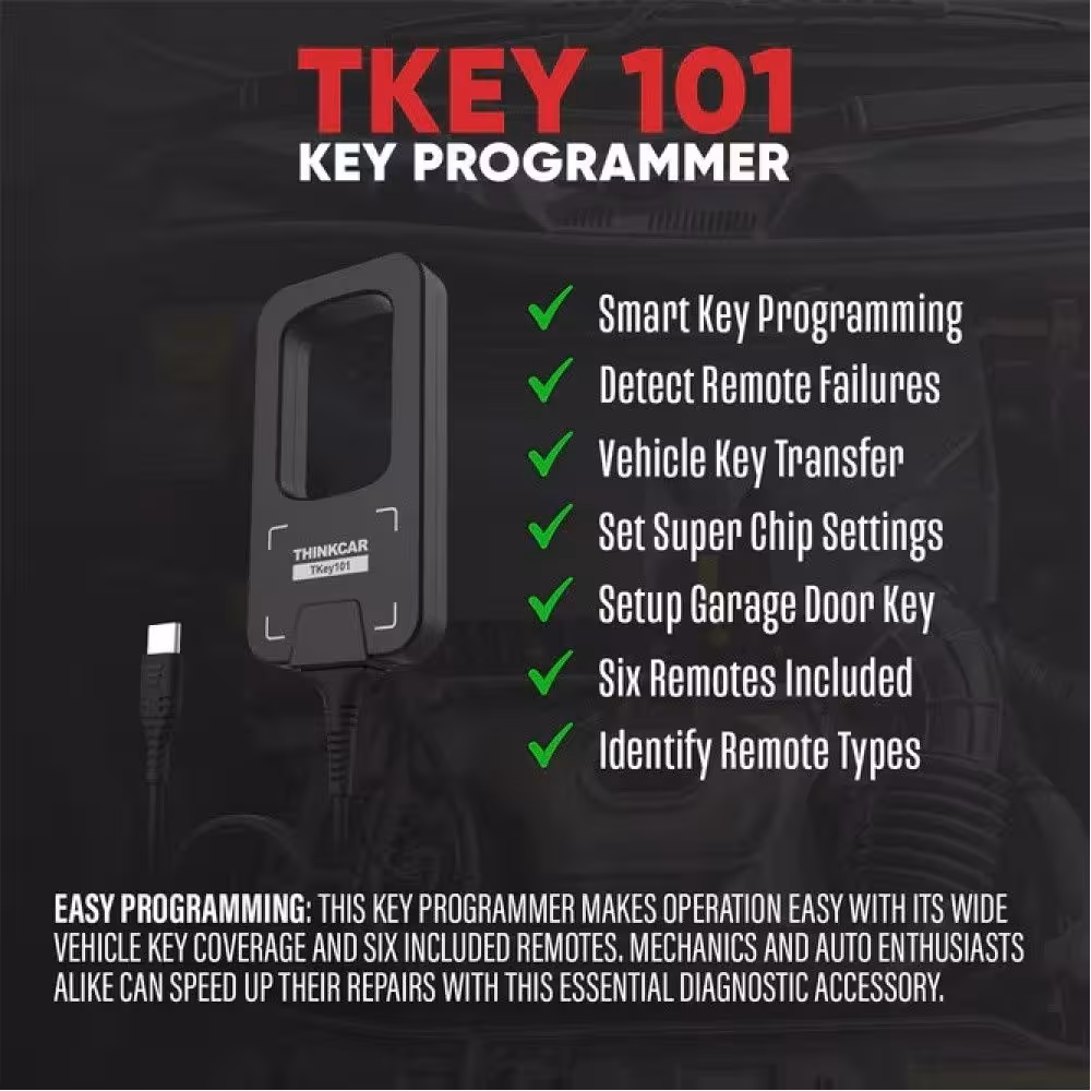 ThinkCar программатор автоключей Tkey 101 (2 / 7)