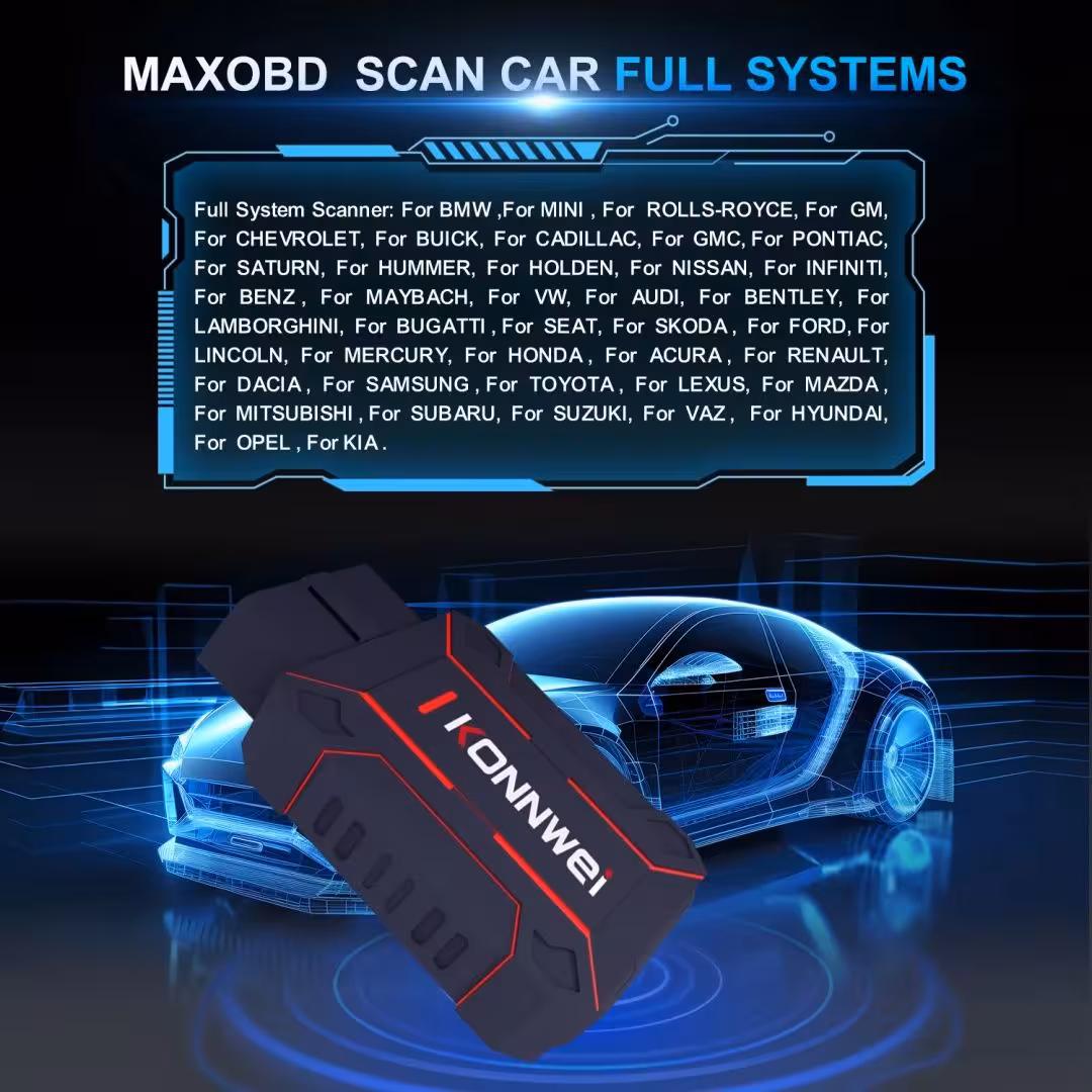 Konnwei мультимарочный автосканер MAXOBD (4 / 6)
