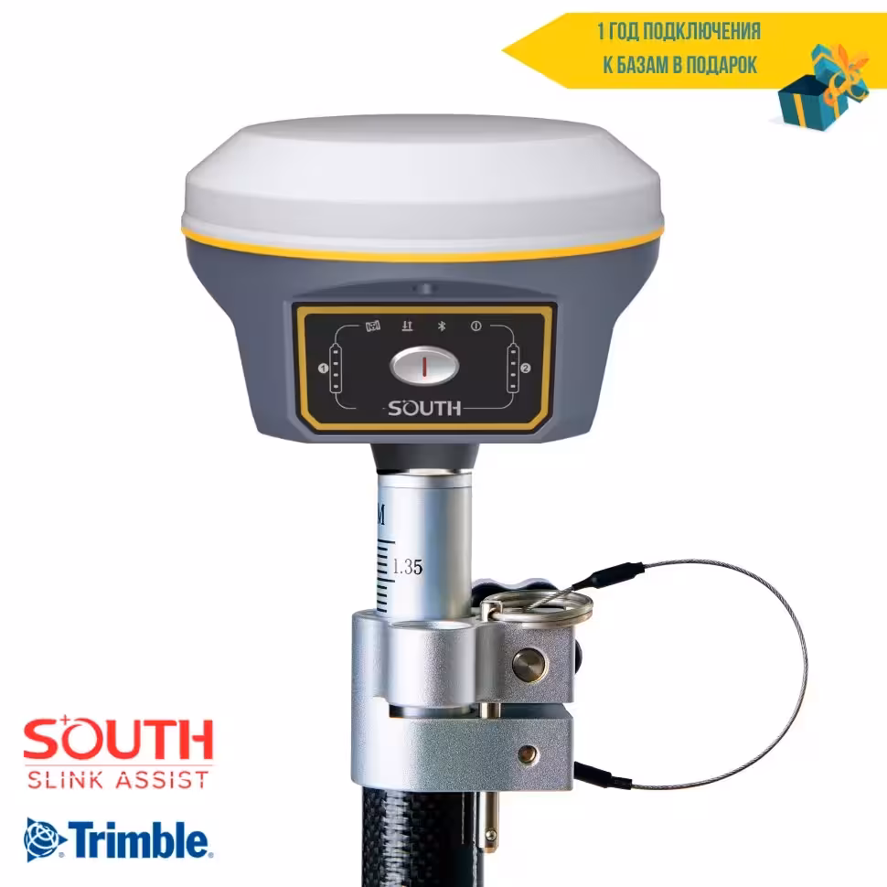 ГНСС Геодезический GPS South G9 ровер BD990 гнсс геодезия GNSS (1 / 6)