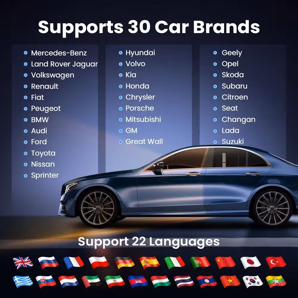 MUCAR мультимарочный автосканер BT200 Lite (4 / 6)