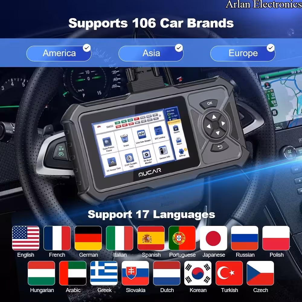 MUCAR мультимарочный автосканер CDE900 Pro (5 / 6)