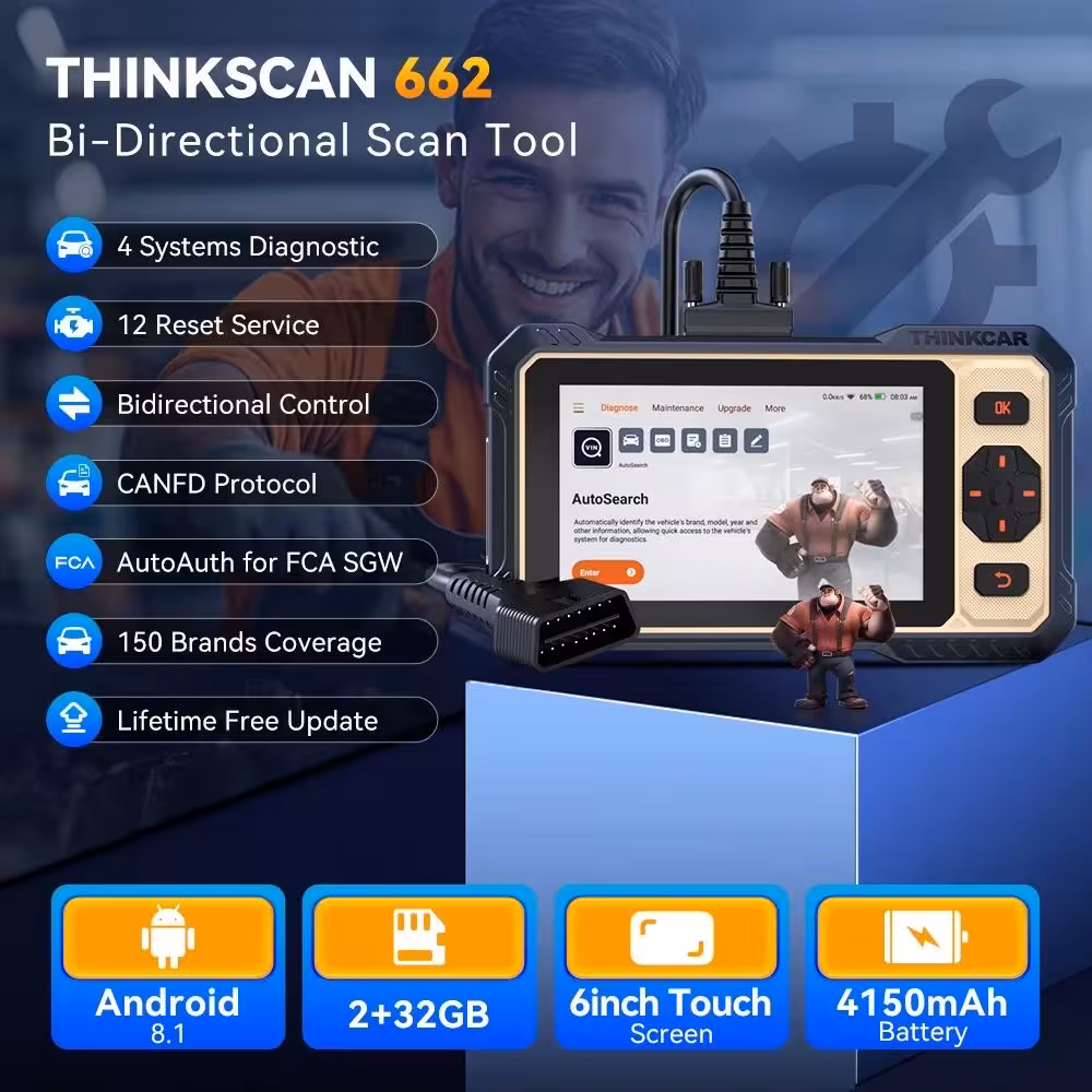 MUCAR мультимарочный автосканер THINKSCAN 662 (5 / 6)