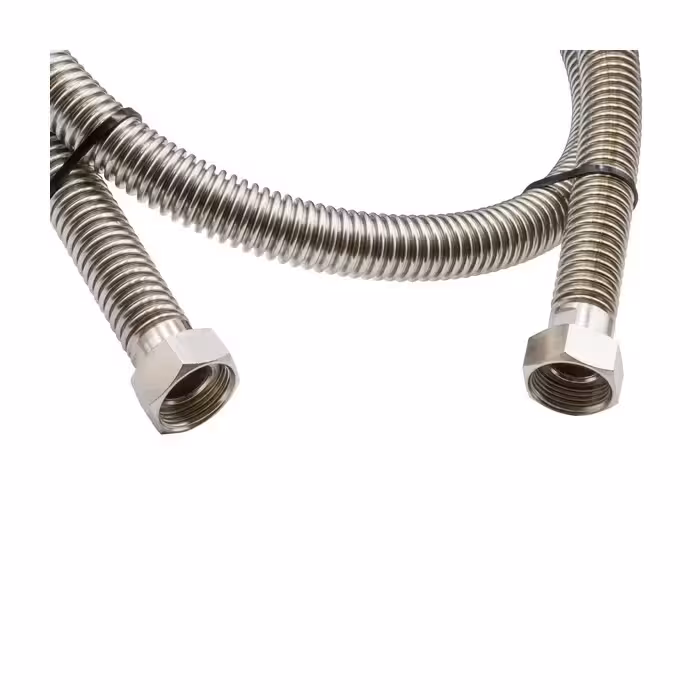 Подводка для газа сильфонная 1,0 метр, г/г(нерж.)VRT (4 / 4)