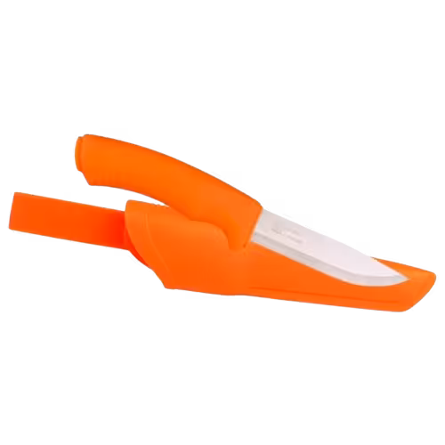 Нож с фиксированным лезвием MORA Bushcraft (S) Hi-Vis Orange (3 / 5)