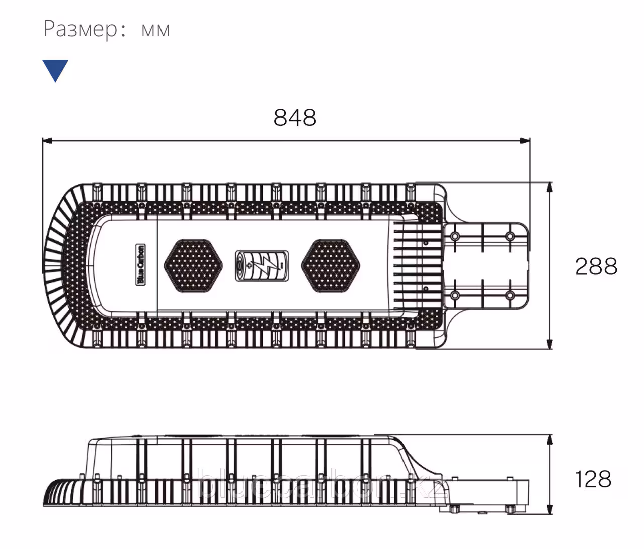 Светильник консольный с солнечной панелью OLK3.0- A / 500W (3 / 8)