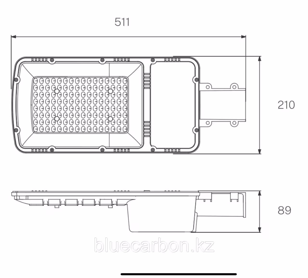 Светильник консольный с солнечной панелью OLJ 2.0-B / 200W (3 / 7)