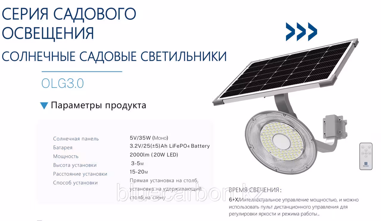 Уличный светильник-прожектор OLG3.0 / 150W (2 / 6)
