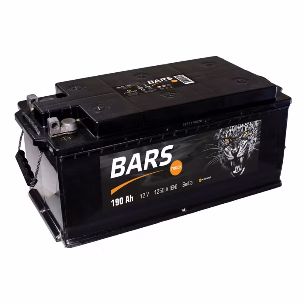 Аккумулятор Bars 6СТ-190 190Ah +/-, болт. (1 / 1)
