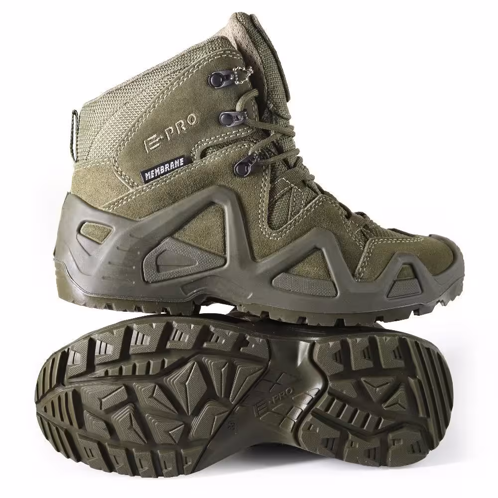 Мужские ботинки e-pro special mid kevlar арт.102 (range green) (3 / 3)