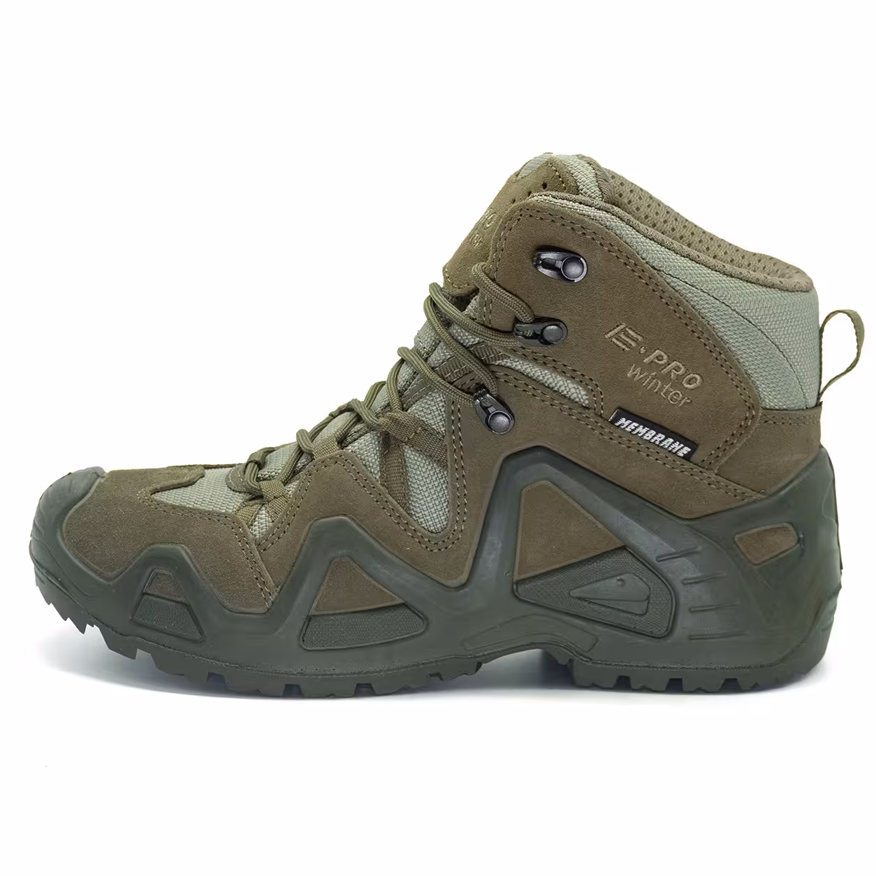 Мужские ботинки утеплённые E-PRO Special Mid KEVLAR арт.102W (range green) (1 / 1)