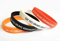 Силиконовые браслеты с логотипом заказчика