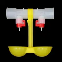 Ниппельная поилка двойная с каплеуловителем
