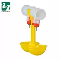 Ниппельная поилка двойная с каплеуловителем