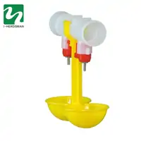 Ниппельная поилка двойная с каплеуловителем