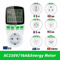 Ваттметр Цифровой измеритель мощности ЖК-счетчик энергии