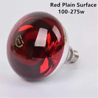 инфракрасная лампа 250 Ватт гладкий красный