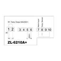 терморегулятор термостат ZL 6210A+ 30 ампер