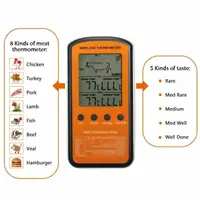 Беспроводной пищевой двойной термометр