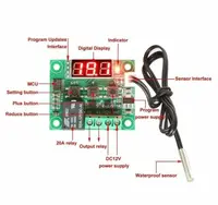 Терморегулятор w1209