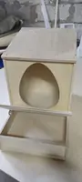 Гнездо для кур несушек с яйцосборником