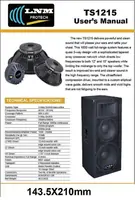 Трёхполосные пассивные колонки LNM PROTECH TS1215