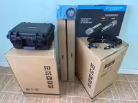 Музыкальная аппаратура, колонки, микшерный пульт, микрафоны