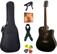 Акустическая гитара Rosen G12 BK PACK черный