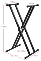 M&S Q-2XA Стойка для клавишных инструментов